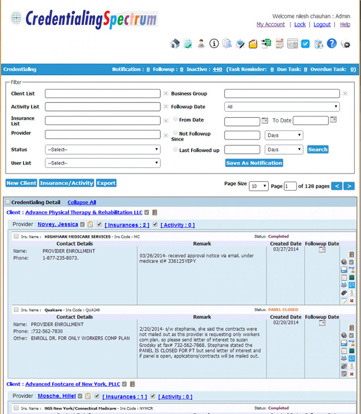 Highmark credentialing contact